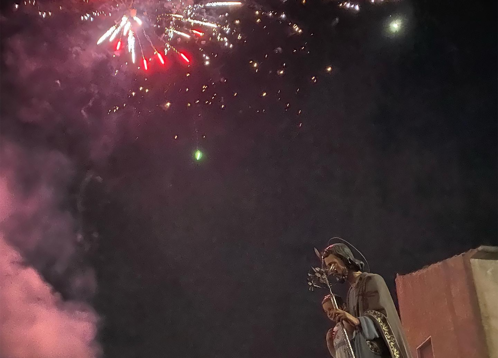 I fuochi di San Giuseppe a Minturno