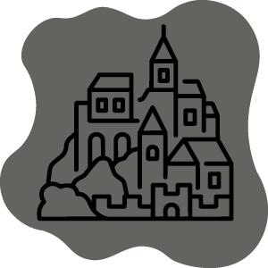 Il Centro storico e il Castello Baronale